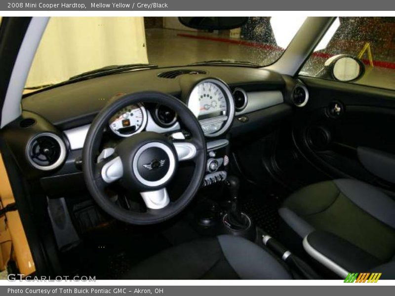Mellow Yellow / Grey/Black 2008 Mini Cooper Hardtop