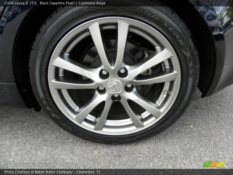 Black Sapphire Pearl / Cashmere Beige 2008 Lexus IS 250