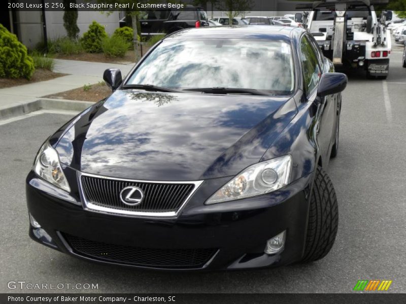 Black Sapphire Pearl / Cashmere Beige 2008 Lexus IS 250
