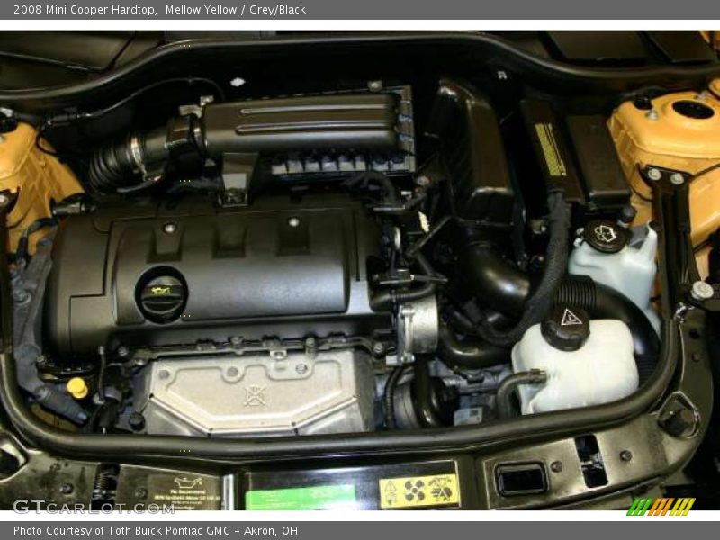 Mellow Yellow / Grey/Black 2008 Mini Cooper Hardtop