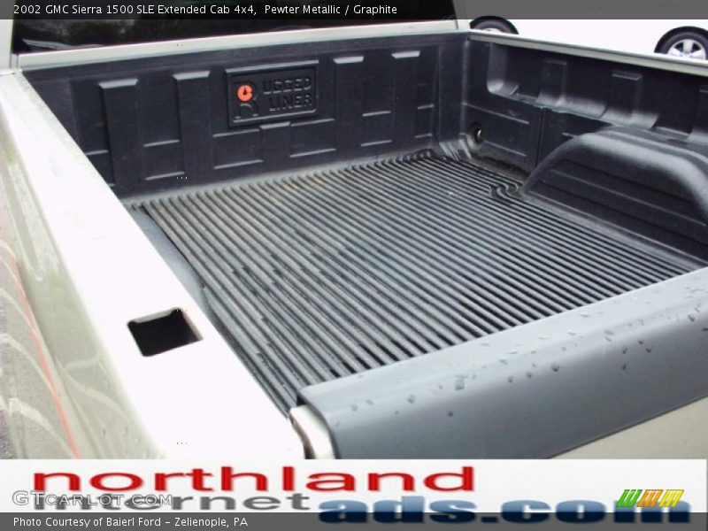 Pewter Metallic / Graphite 2002 GMC Sierra 1500 SLE Extended Cab 4x4