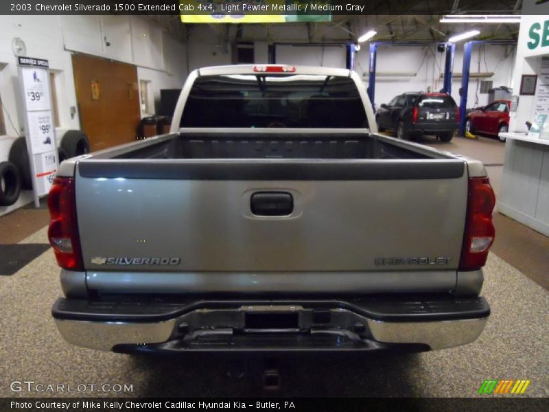Light Pewter Metallic / Medium Gray 2003 Chevrolet Silverado 1500 Extended Cab 4x4