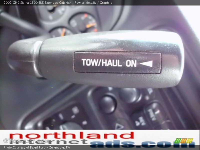 Pewter Metallic / Graphite 2002 GMC Sierra 1500 SLE Extended Cab 4x4