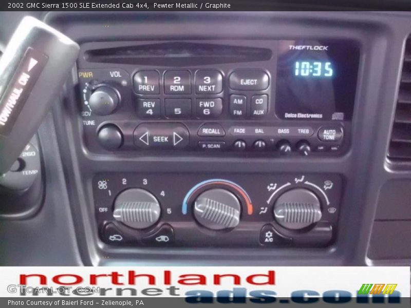 Pewter Metallic / Graphite 2002 GMC Sierra 1500 SLE Extended Cab 4x4