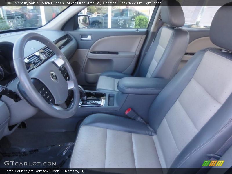 Silver Birch Metallic / Charcoal Black/Medium Light Stone 2008 Mercury Sable Premier Sedan
