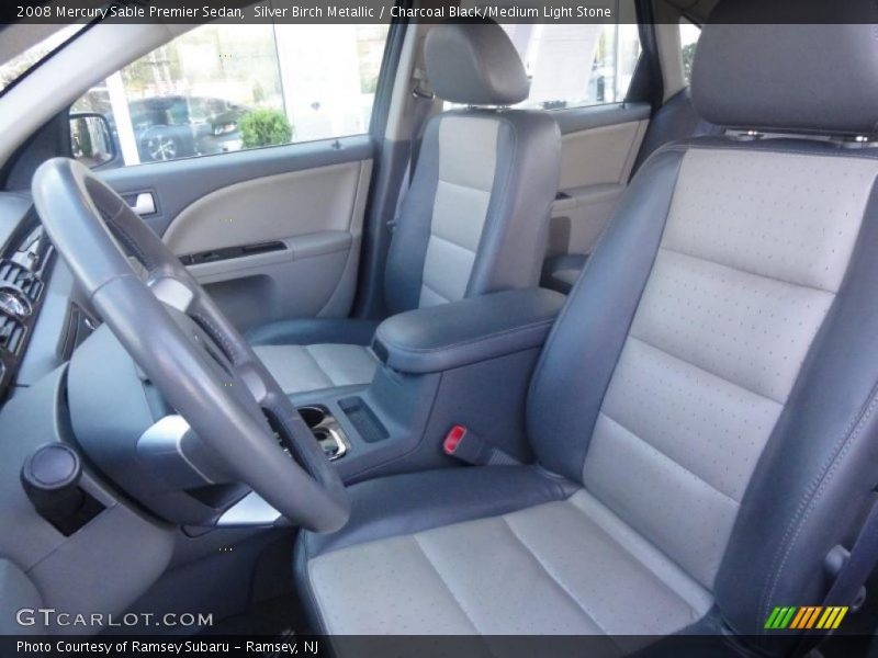 Silver Birch Metallic / Charcoal Black/Medium Light Stone 2008 Mercury Sable Premier Sedan