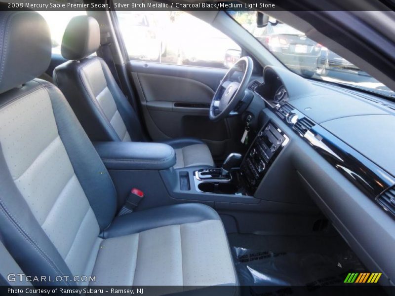 Silver Birch Metallic / Charcoal Black/Medium Light Stone 2008 Mercury Sable Premier Sedan