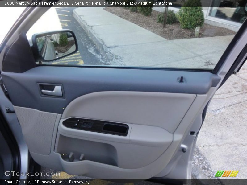 Silver Birch Metallic / Charcoal Black/Medium Light Stone 2008 Mercury Sable Premier Sedan