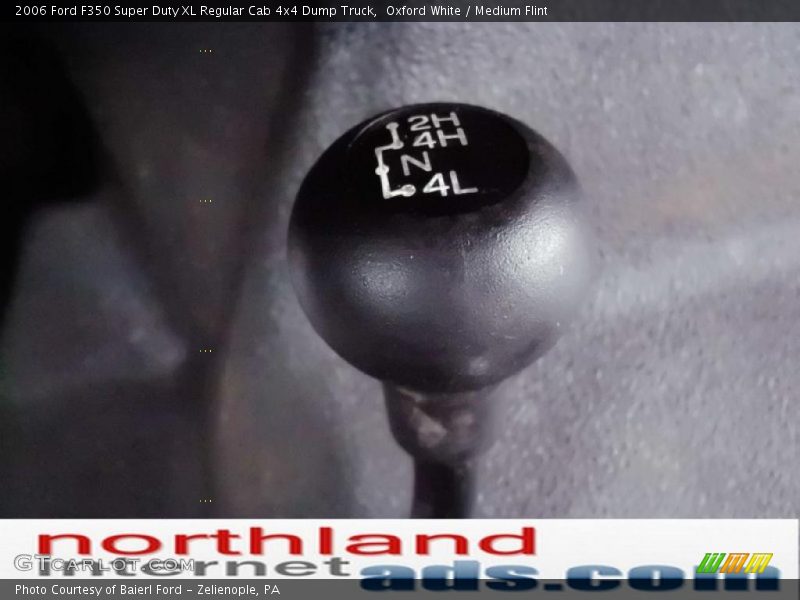Oxford White / Medium Flint 2006 Ford F350 Super Duty XL Regular Cab 4x4 Dump Truck