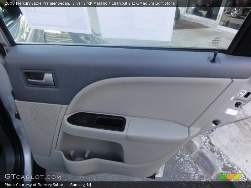 Silver Birch Metallic / Charcoal Black/Medium Light Stone 2008 Mercury Sable Premier Sedan