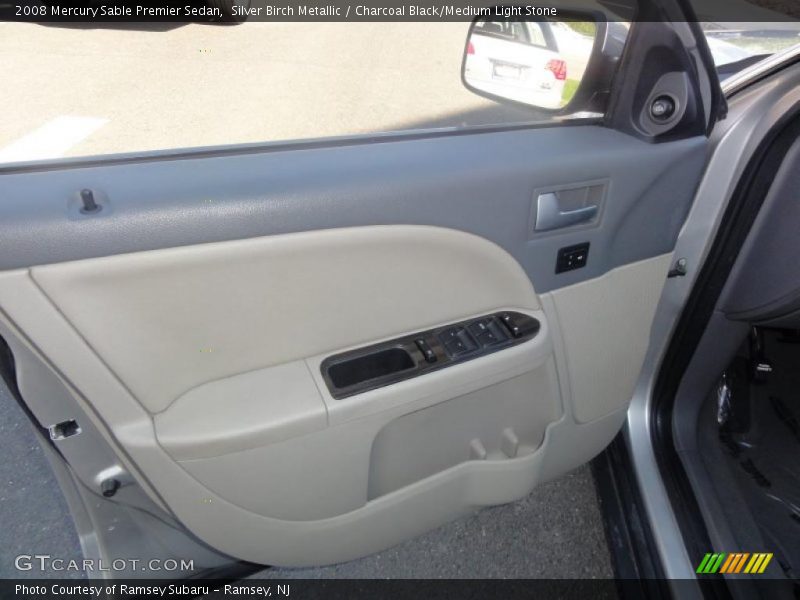 Silver Birch Metallic / Charcoal Black/Medium Light Stone 2008 Mercury Sable Premier Sedan