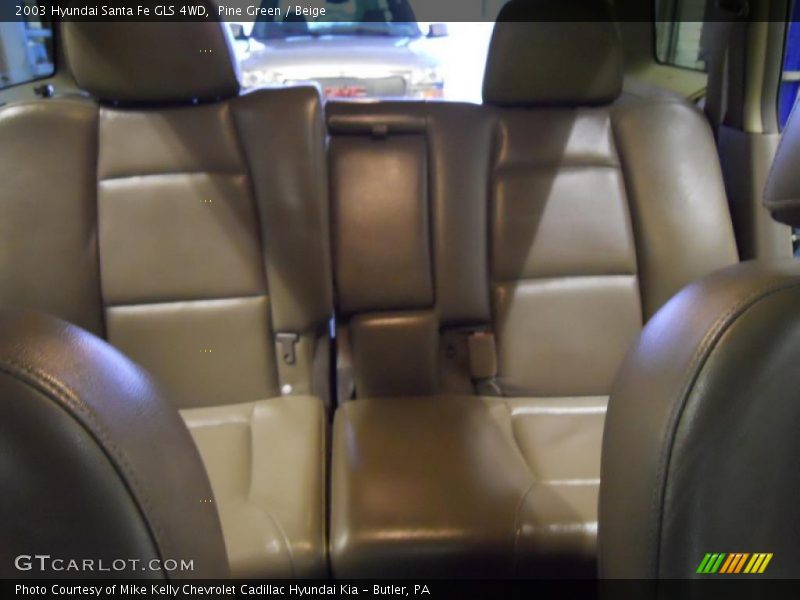 Pine Green / Beige 2003 Hyundai Santa Fe GLS 4WD