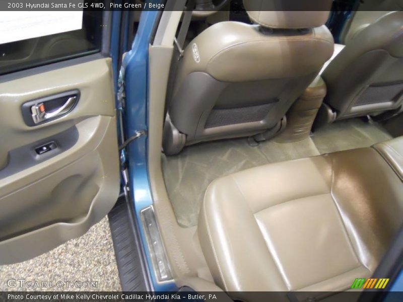 Pine Green / Beige 2003 Hyundai Santa Fe GLS 4WD