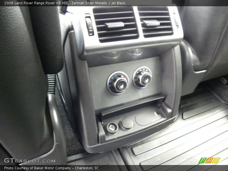 Zermatt Silver Metallic / Jet Black 2008 Land Rover Range Rover V8 HSE