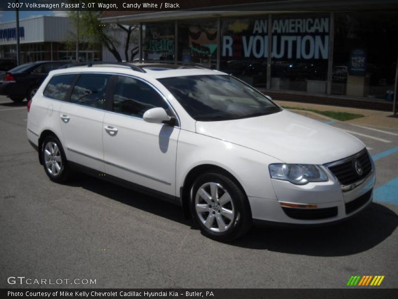 Candy White / Black 2007 Volkswagen Passat 2.0T Wagon