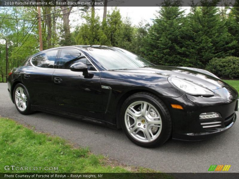 Basalt Black Metallic / Black 2010 Porsche Panamera 4S