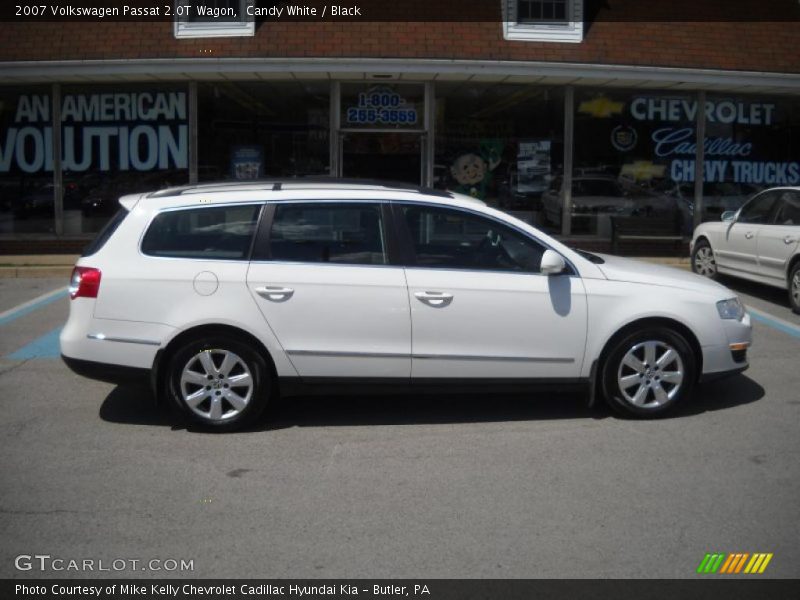 Candy White / Black 2007 Volkswagen Passat 2.0T Wagon