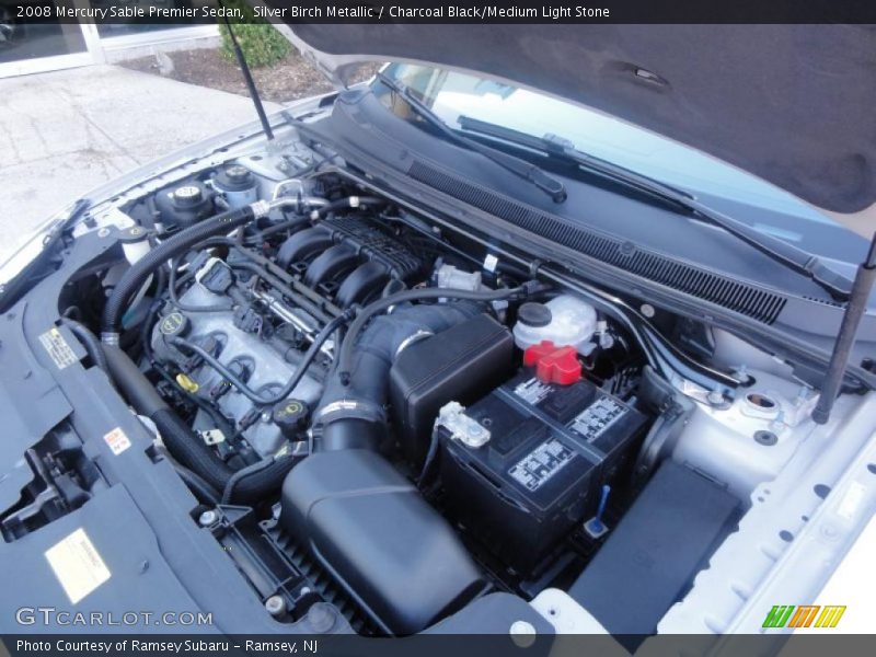 Silver Birch Metallic / Charcoal Black/Medium Light Stone 2008 Mercury Sable Premier Sedan