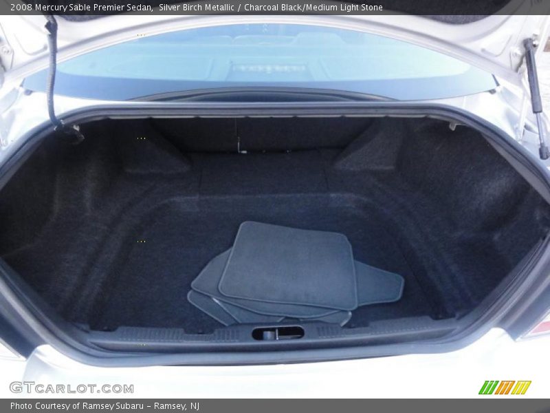 Silver Birch Metallic / Charcoal Black/Medium Light Stone 2008 Mercury Sable Premier Sedan