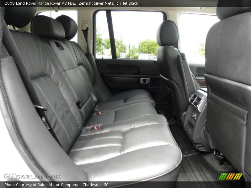 Zermatt Silver Metallic / Jet Black 2008 Land Rover Range Rover V8 HSE
