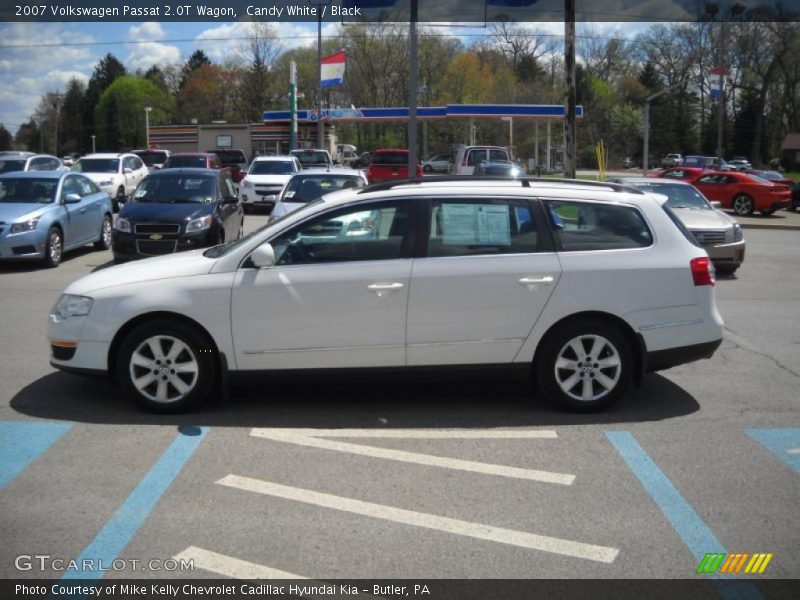 Candy White / Black 2007 Volkswagen Passat 2.0T Wagon