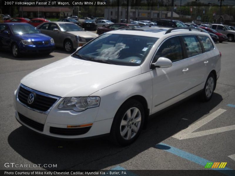 Candy White / Black 2007 Volkswagen Passat 2.0T Wagon