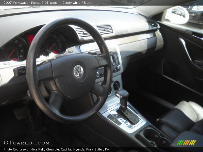 Candy White / Black 2007 Volkswagen Passat 2.0T Wagon