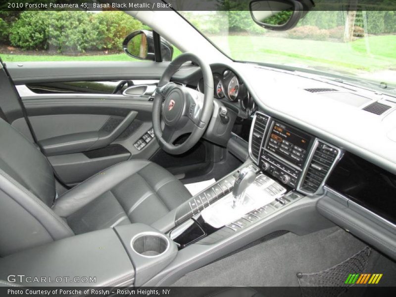 Basalt Black Metallic / Black 2010 Porsche Panamera 4S