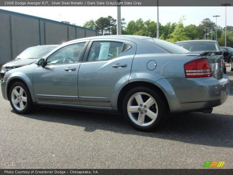 Silver Steel Metallic / Dark Slate Gray/Light Slate Gray 2008 Dodge Avenger R/T