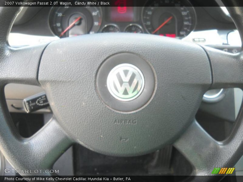 Candy White / Black 2007 Volkswagen Passat 2.0T Wagon