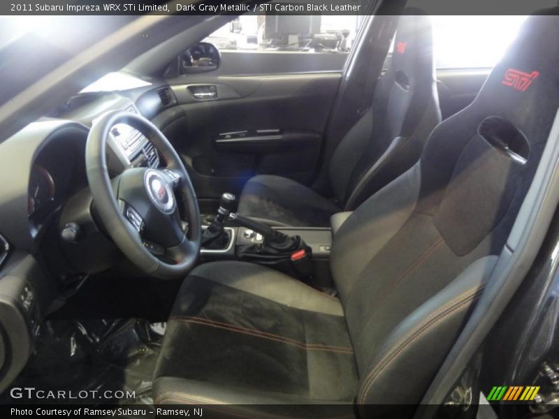 Front Seat of 2011 Impreza WRX STi Limited