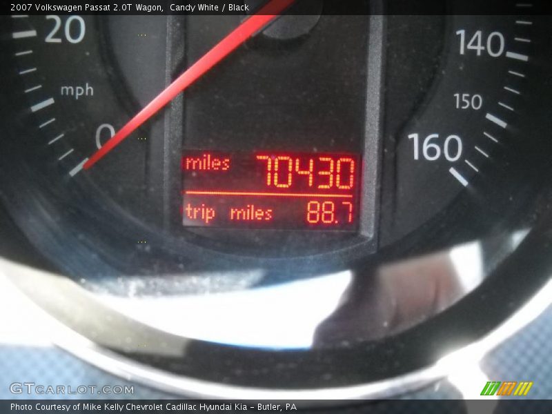Candy White / Black 2007 Volkswagen Passat 2.0T Wagon