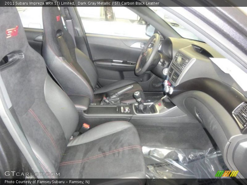 Dark Gray Metallic / STI Carbon Black Leather 2011 Subaru Impreza WRX STi Limited