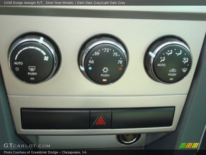 Silver Steel Metallic / Dark Slate Gray/Light Slate Gray 2008 Dodge Avenger R/T