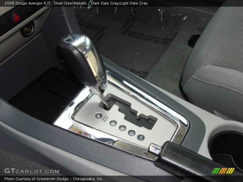 Silver Steel Metallic / Dark Slate Gray/Light Slate Gray 2008 Dodge Avenger R/T