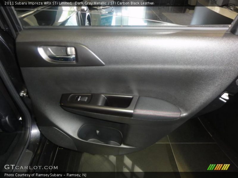 Dark Gray Metallic / STI Carbon Black Leather 2011 Subaru Impreza WRX STi Limited