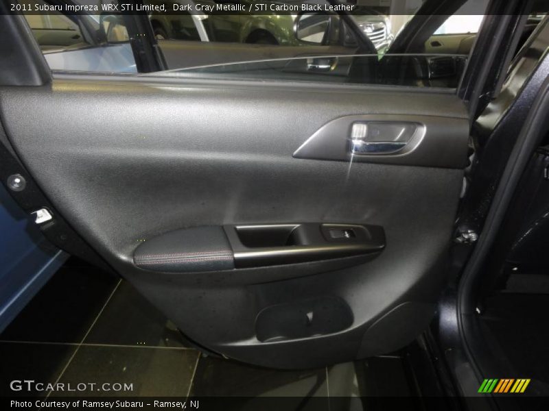 Dark Gray Metallic / STI Carbon Black Leather 2011 Subaru Impreza WRX STi Limited