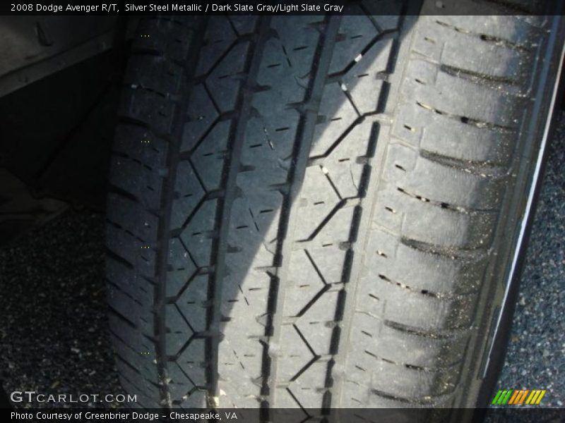 Silver Steel Metallic / Dark Slate Gray/Light Slate Gray 2008 Dodge Avenger R/T