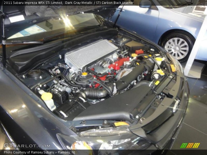 Dark Gray Metallic / STI Carbon Black Leather 2011 Subaru Impreza WRX STi Limited