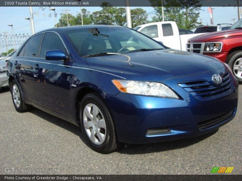Blue Ribbon Metallic / Ash 2009 Toyota Camry