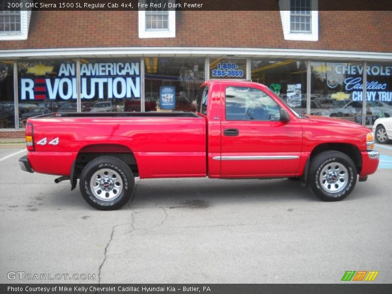 Fire Red / Dark Pewter 2006 GMC Sierra 1500 SL Regular Cab 4x4