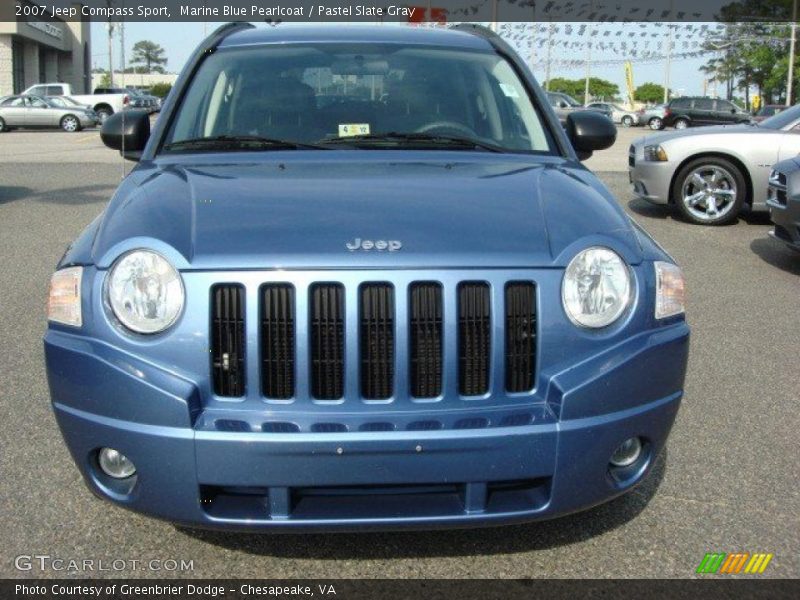 Marine Blue Pearlcoat / Pastel Slate Gray 2007 Jeep Compass Sport