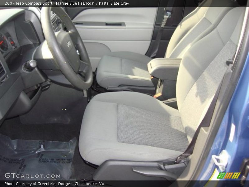 Marine Blue Pearlcoat / Pastel Slate Gray 2007 Jeep Compass Sport