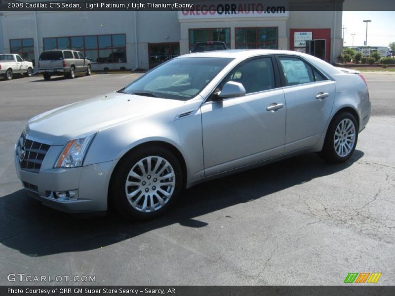Light Platinum / Light Titanium/Ebony 2008 Cadillac CTS Sedan