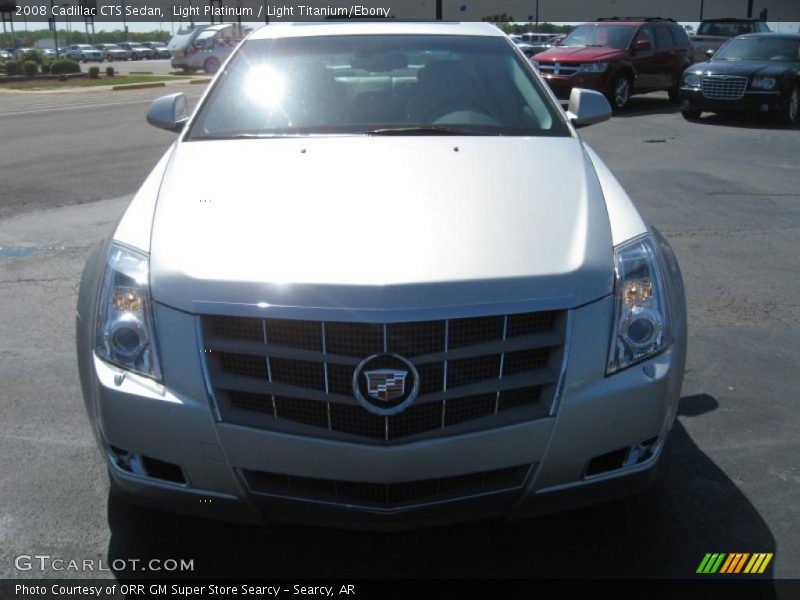 Light Platinum / Light Titanium/Ebony 2008 Cadillac CTS Sedan