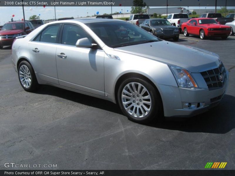 Light Platinum / Light Titanium/Ebony 2008 Cadillac CTS Sedan