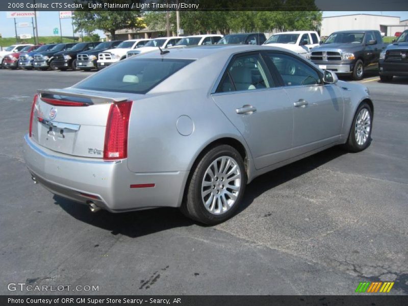 Light Platinum / Light Titanium/Ebony 2008 Cadillac CTS Sedan