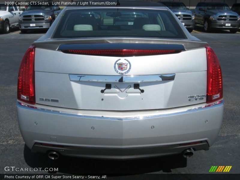 Light Platinum / Light Titanium/Ebony 2008 Cadillac CTS Sedan