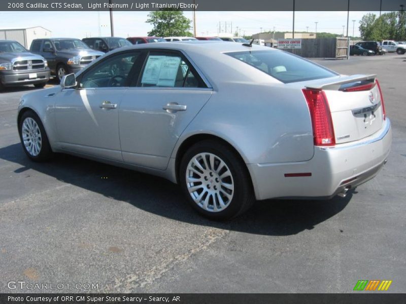 Light Platinum / Light Titanium/Ebony 2008 Cadillac CTS Sedan