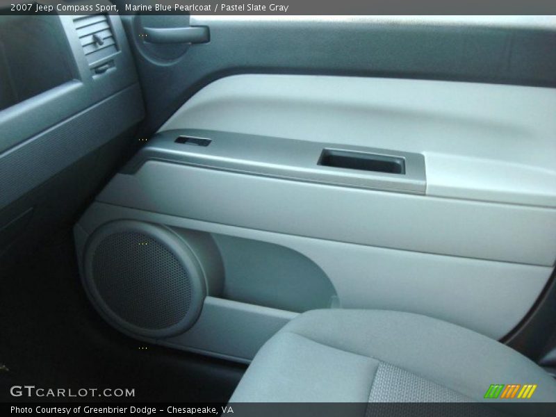 Marine Blue Pearlcoat / Pastel Slate Gray 2007 Jeep Compass Sport